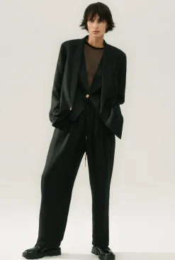 TWILL MIAMI BLAZER BLACK