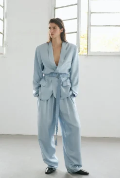 TWILL MIAMI BLAZER SKY