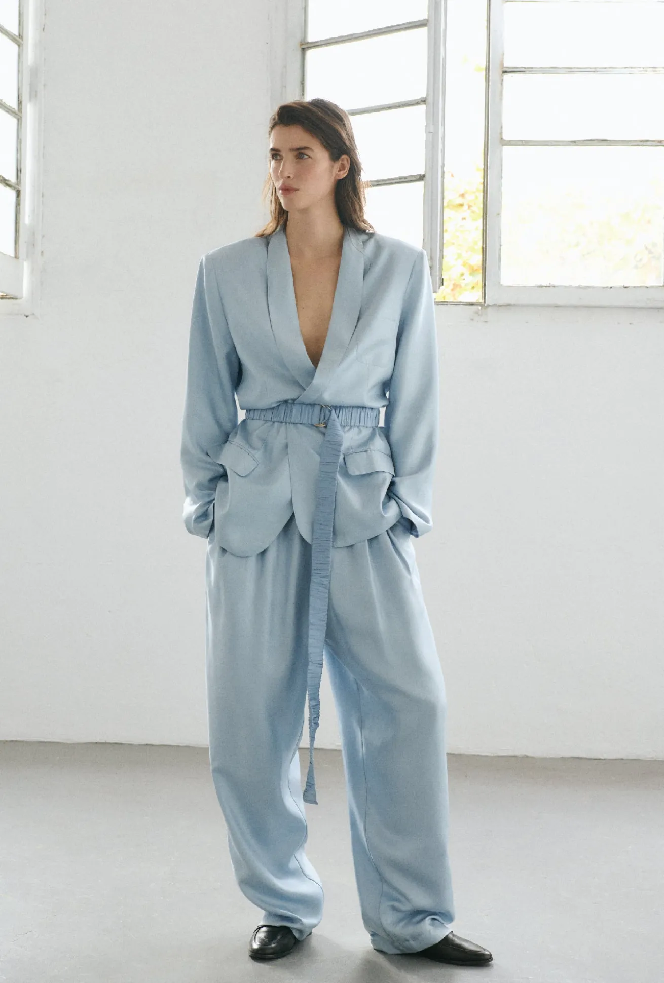 TWILL MIAMI BLAZER SKY