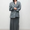TWILL MIAMI BLAZER SLATE