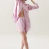 TWILL RACER SHORTS LILAC