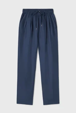 TWILL SLOUCH PANTS MIDNIGHT