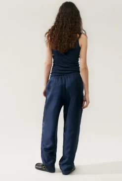 TWILL SLOUCH PANTS MIDNIGHT