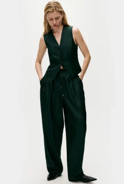 TWILL SLOUCH PANTS SCARAB