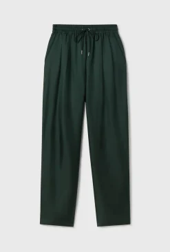 TWILL SLOUCH PANTS SCARAB