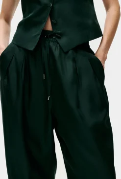 TWILL SLOUCH PANTS SCARAB