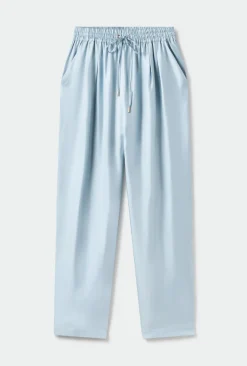 TWILL SLOUCH PANTS SKY