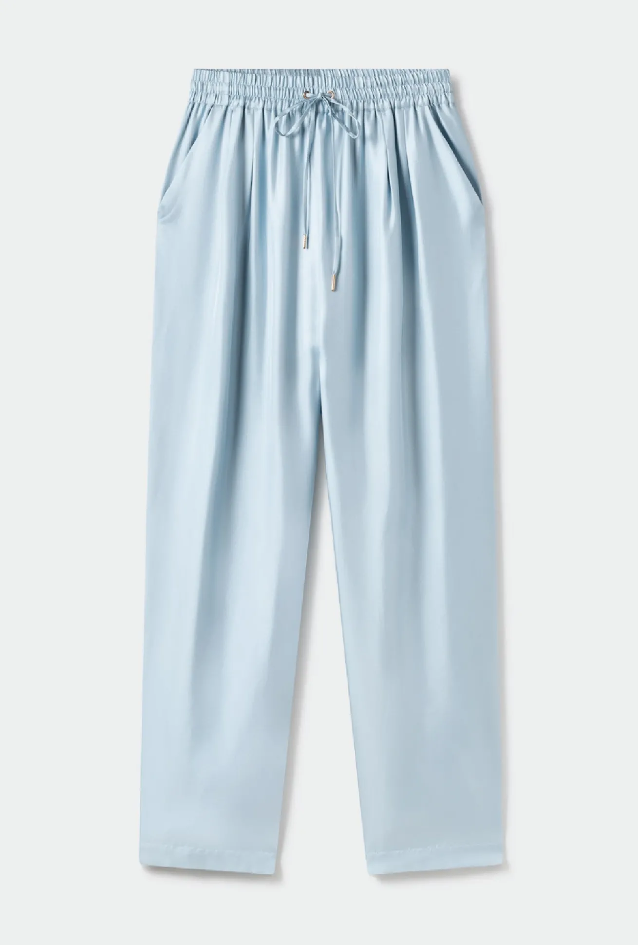 TWILL SLOUCH PANTS SKY