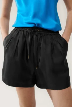 TWILL SLOUCH SHORTS BLACK