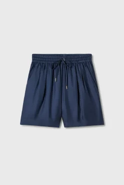 TWILL SLOUCH SHORTS MIDNIGHT
