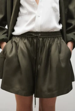TWILL SLOUCH SHORTS PINE