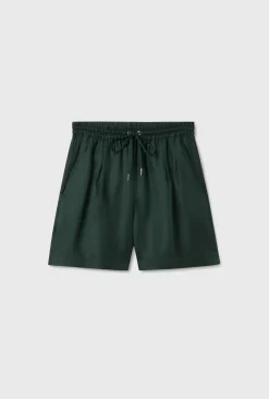 TWILL SLOUCH SHORTS SCARAB