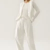 TWILL SLOUCH VEST WHITE