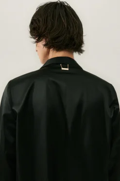 WEATHERPROOF LONG BLAZER BLACK