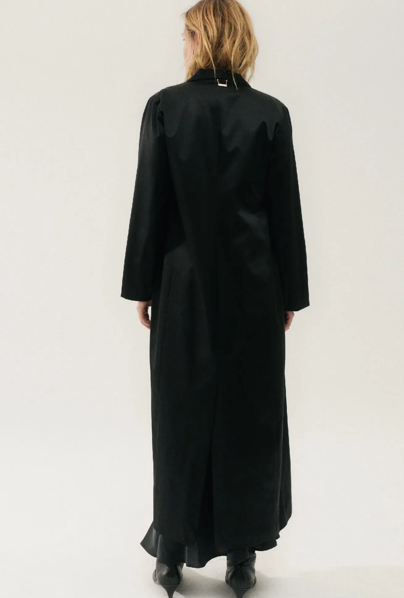 WEATHERPROOF LONG BLAZER BLACK