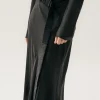 WIDE LONG BELT BLACK