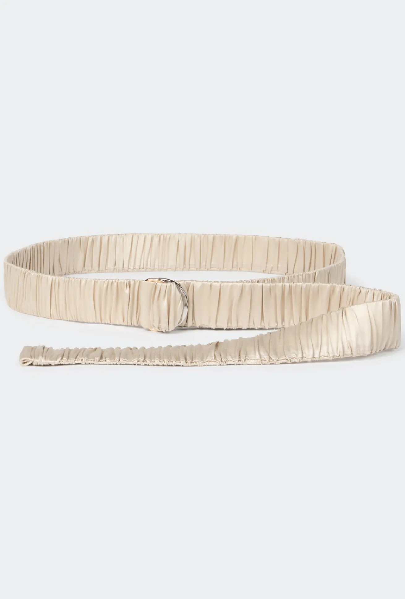 WIDE LONG BELT HAZELNUT