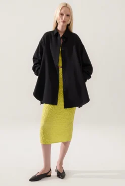 WOOL OVERSHIRT BLACK
