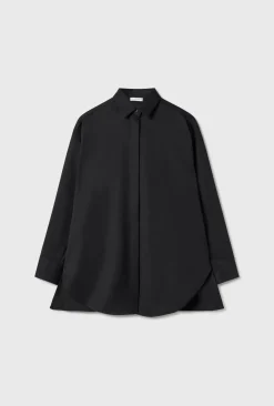 WOOL OVERSHIRT BLACK
