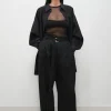 WOOL TROUSER BLACK