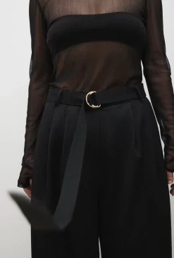 WOOL TROUSER BLACK