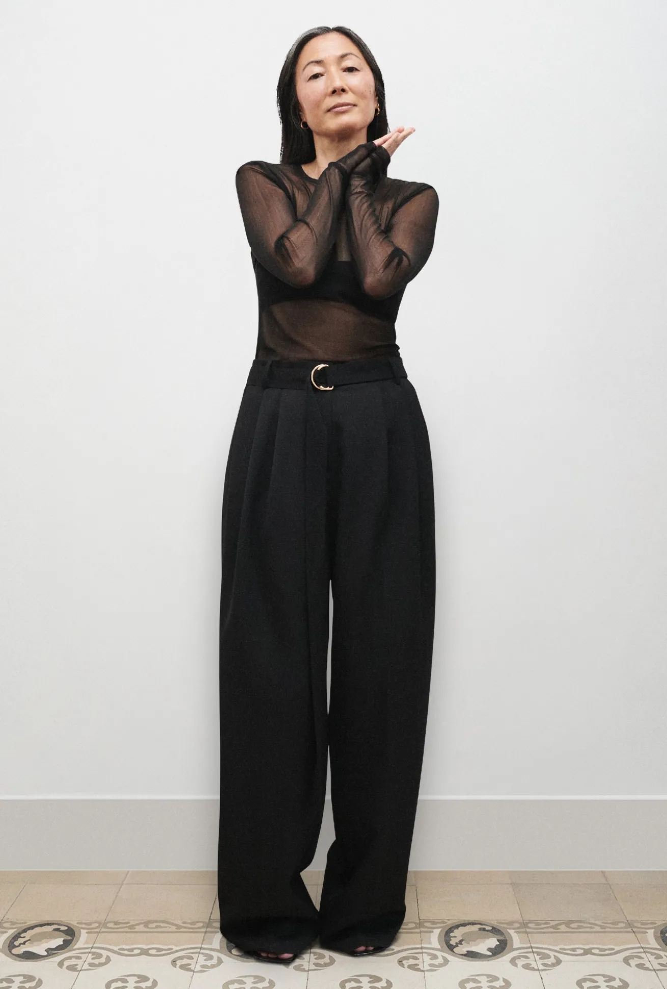 WOOL TROUSER BLACK