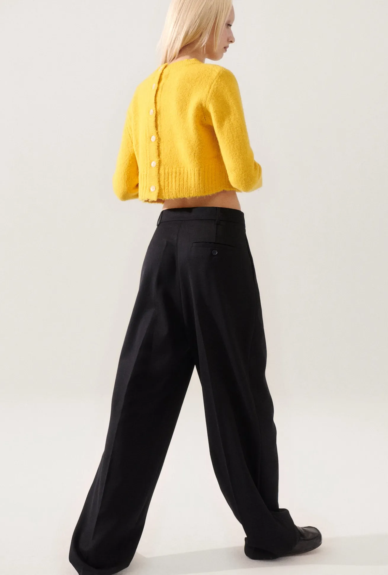 WOOL TROUSER BLACK